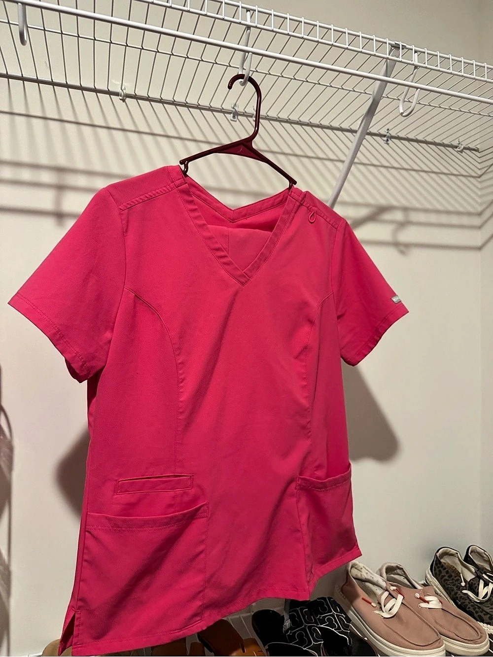 FIGS Pink Scrub Set